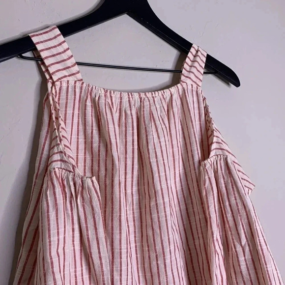 Madewell Cold-Shoulder Top in Red Stripe Size Small - Picture 5 of 7